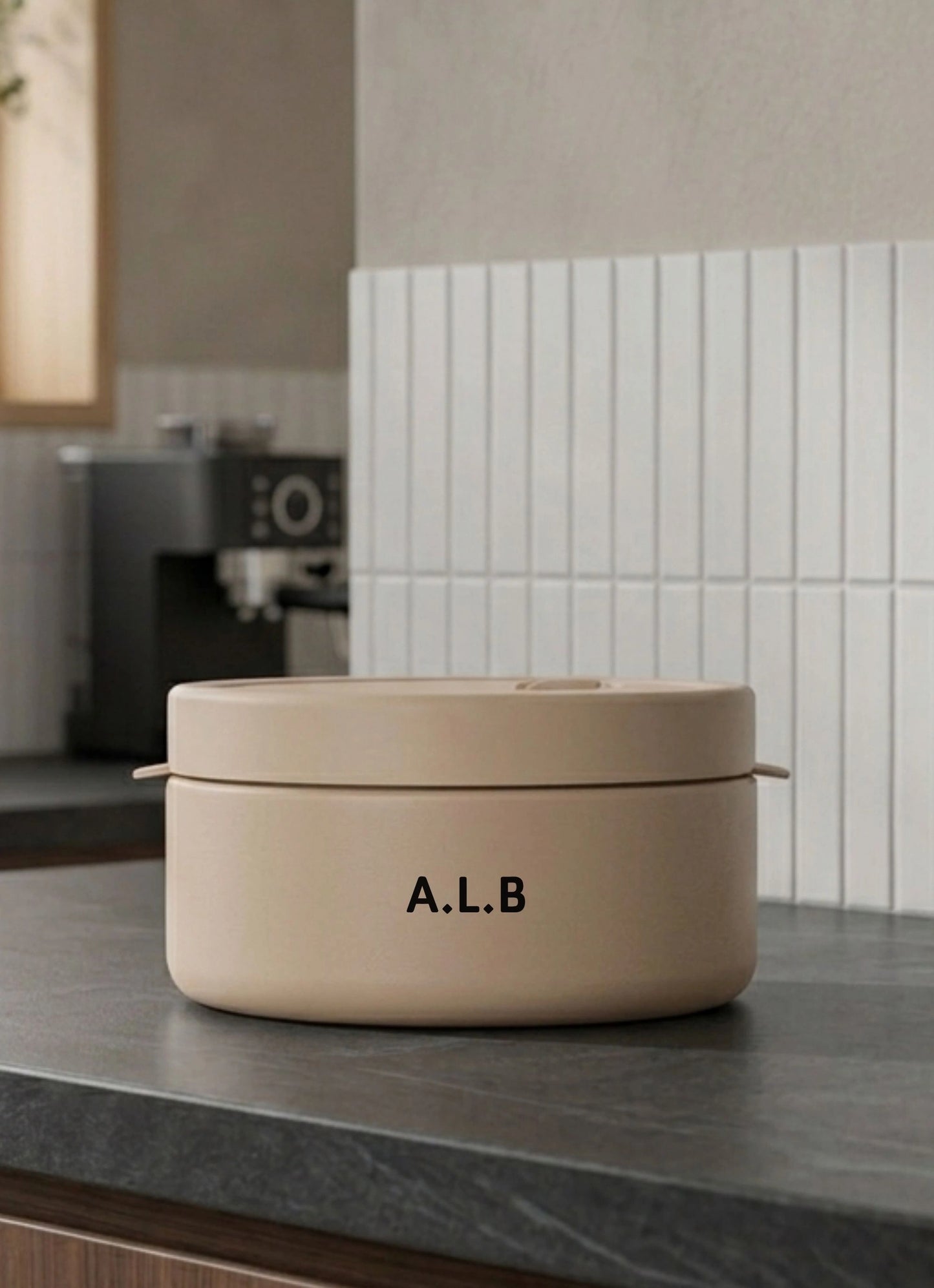 Insulated Food Flask 400ml - Beige
