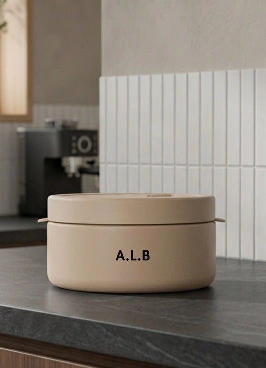 Insulated Food Flask 400ml - Beige