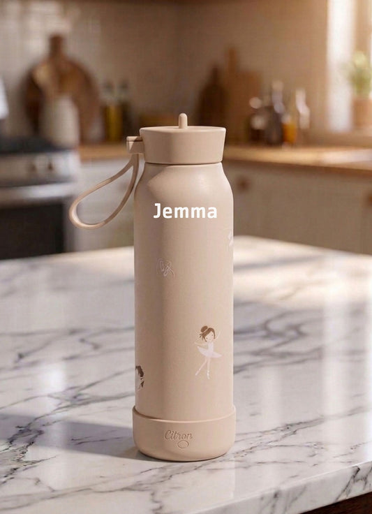 500ml Insulated Water Bottle - Ballerina