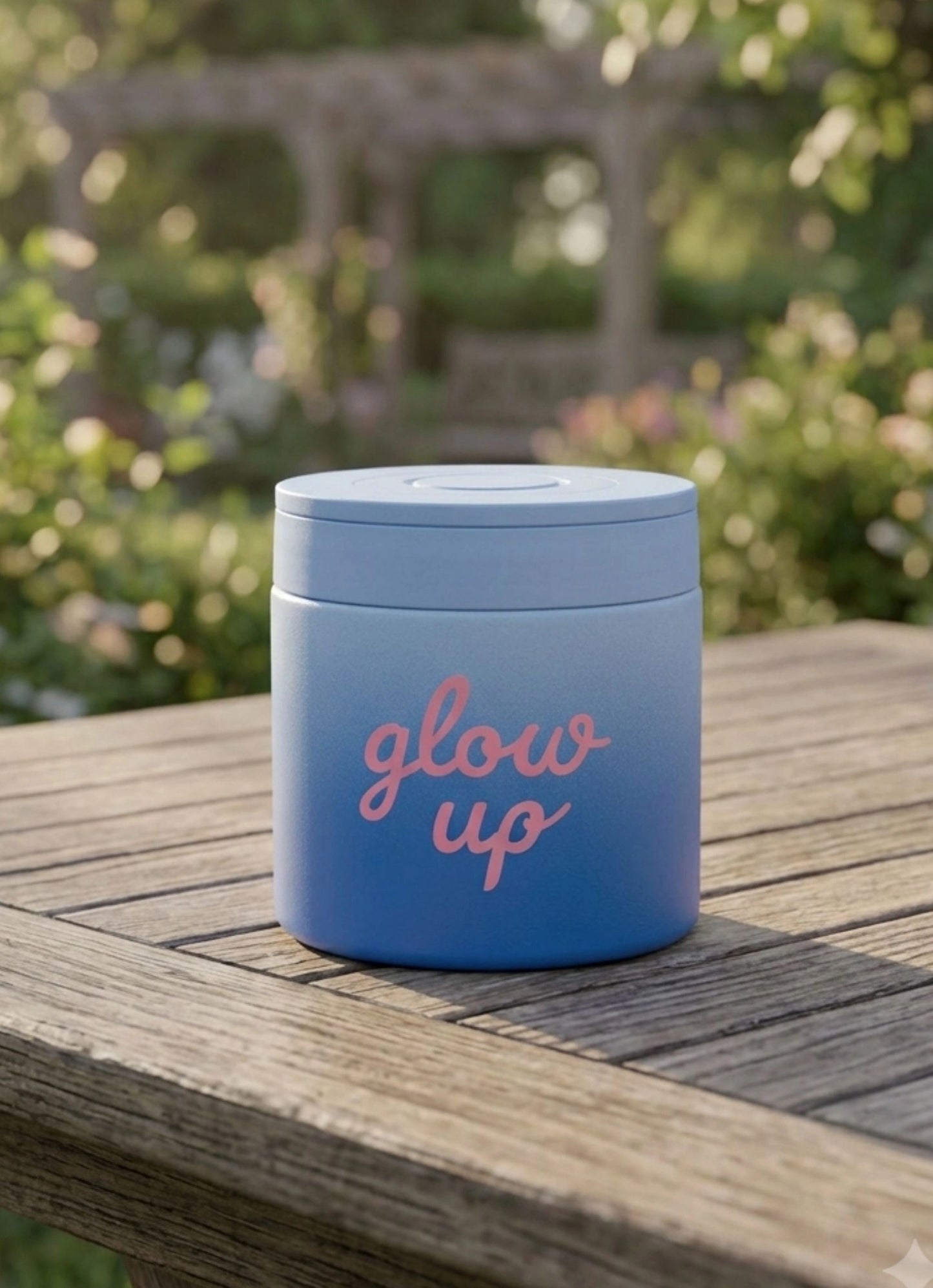 Insulated Food Flask 350ml - Glow Up Blue
