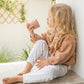 Eco Cups Set of 4 - Pink/ Cream