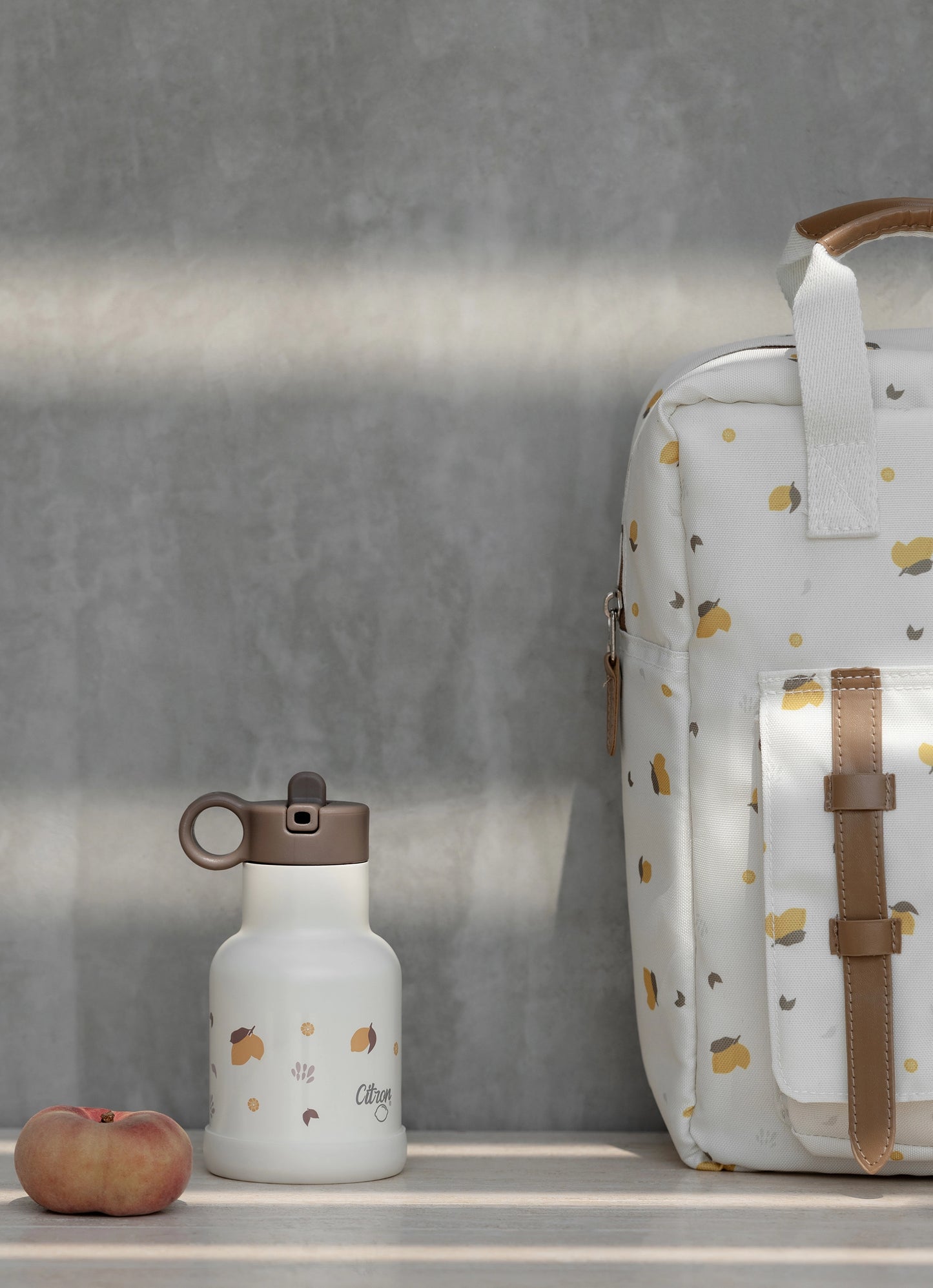 250ml Insulated Water Bottle - Lemon