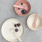Eco Cutlery Set + Case in Pink/Cream