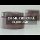 Thermal Food Jar 250ml Brown