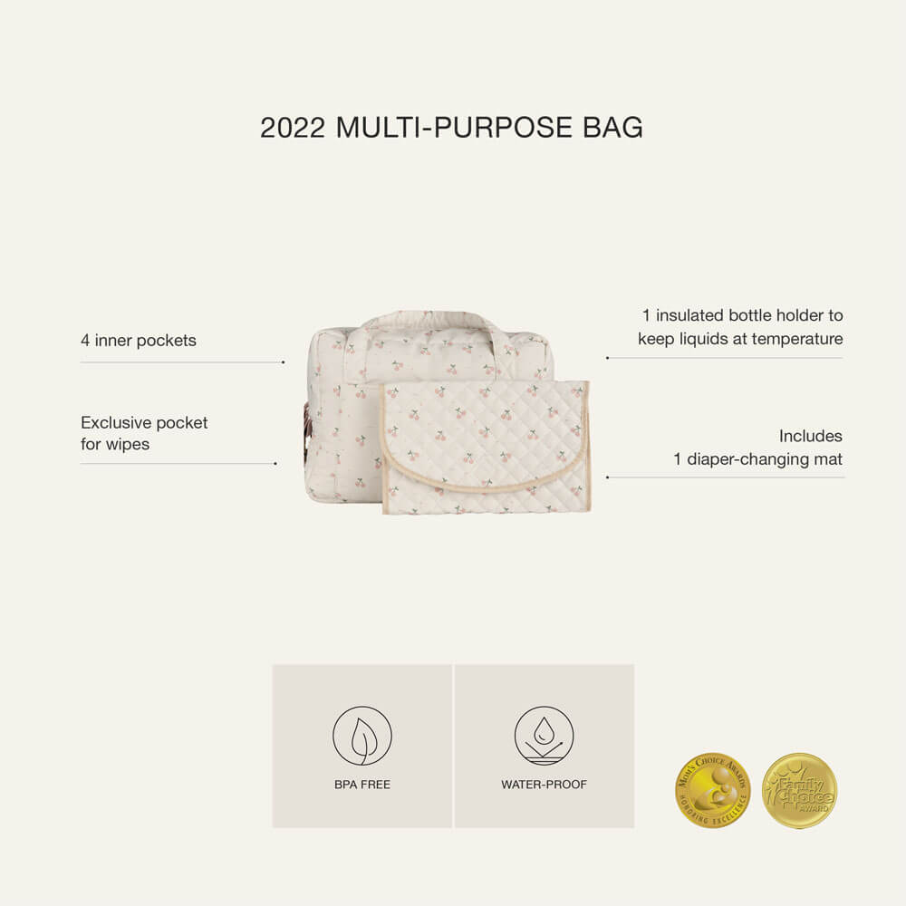 cherry multi purpose bag features