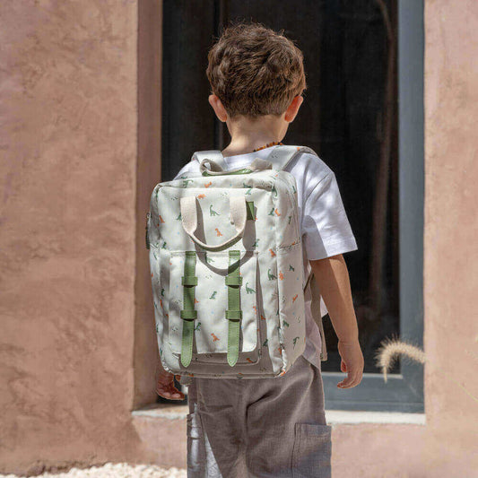 dino school backpack set uk