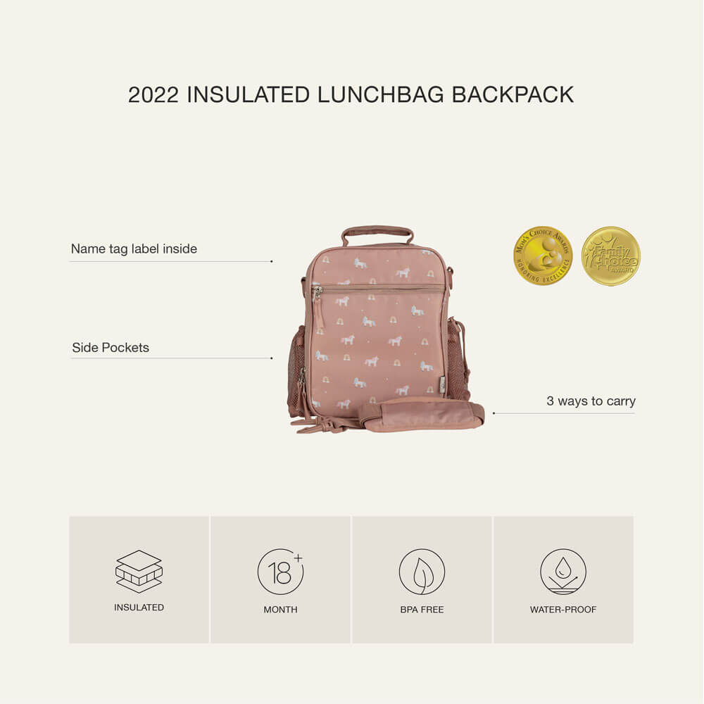 cherry lunch bag features