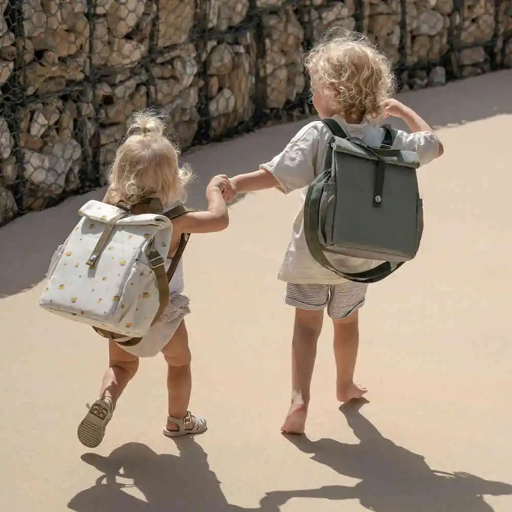 Olive green lunch bag on sale