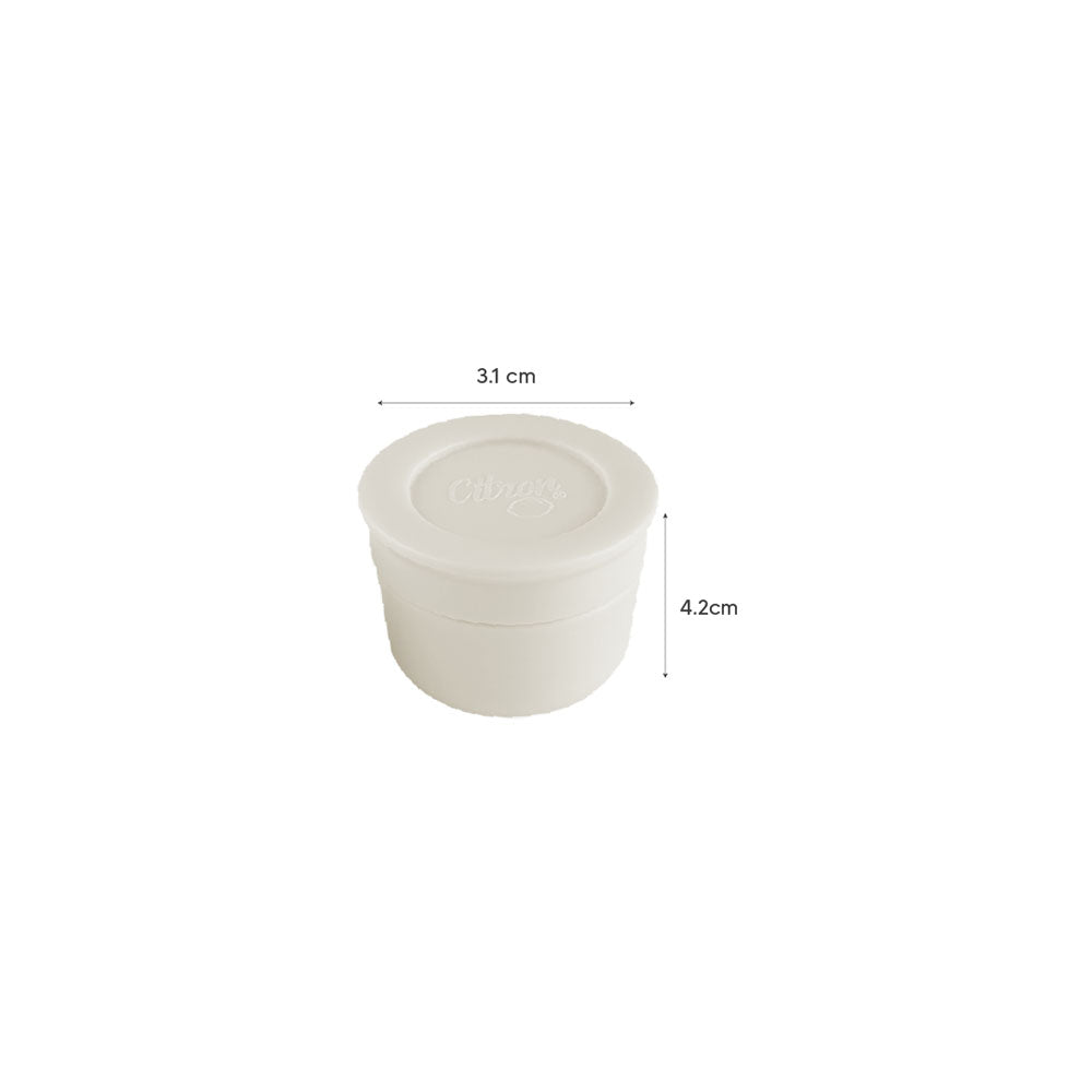 cream saucer container dimension