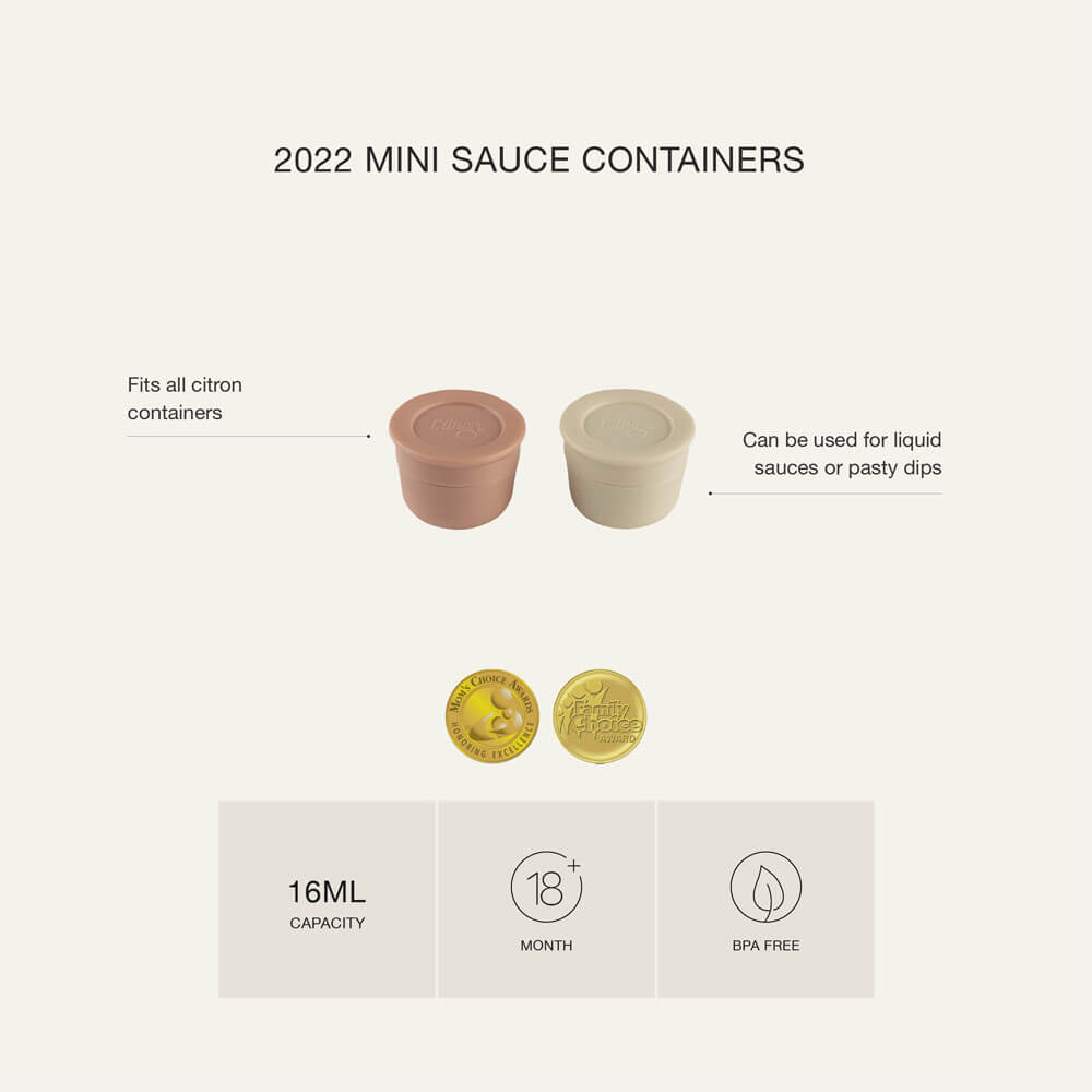 mini sauce containers features