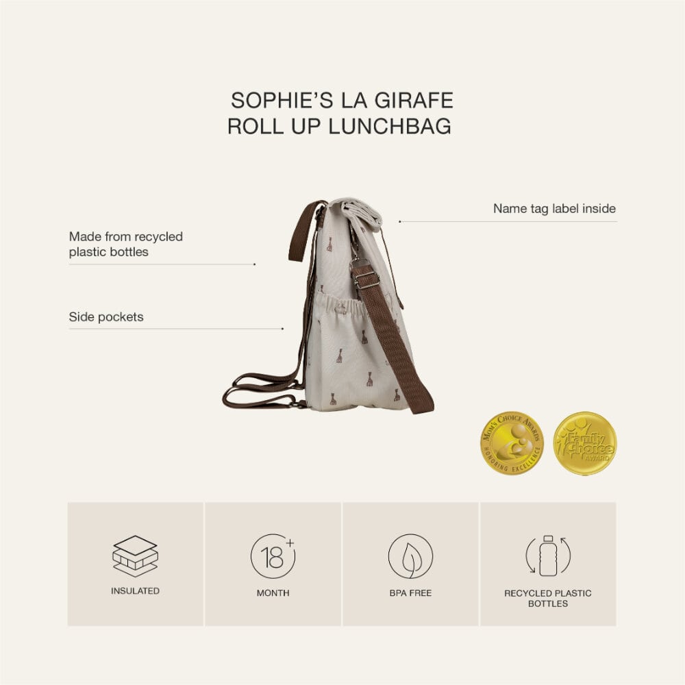 Sophie La Girafe Roll Up Lunch Bag