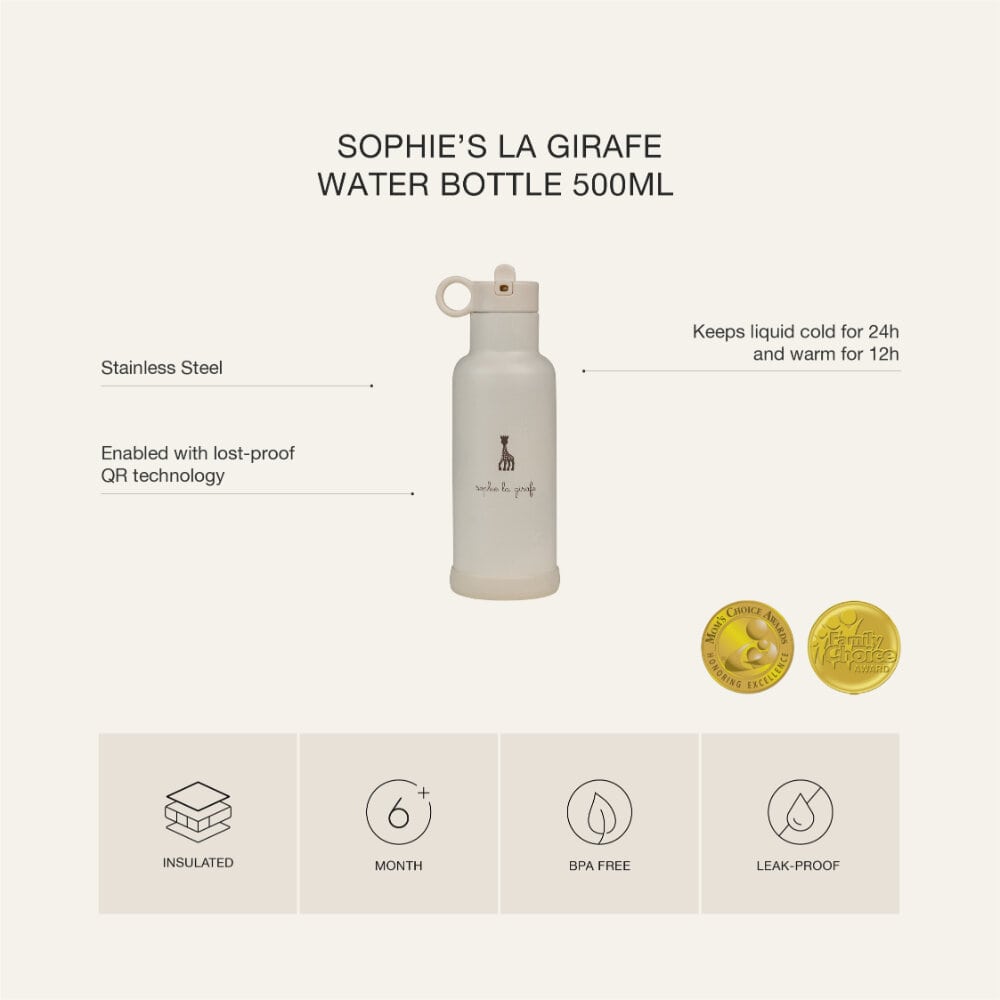 Sophie La Girafe Insulated Water Bottle 500ml